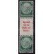 ALEMANIA 1934 ESTAMPILLAS SE-TENANT ZUSAMMENDRUCKE USADAS QUE SON MUCHO MAS ESCASAS MICHEL S126 MUY RARA 120 EUROS